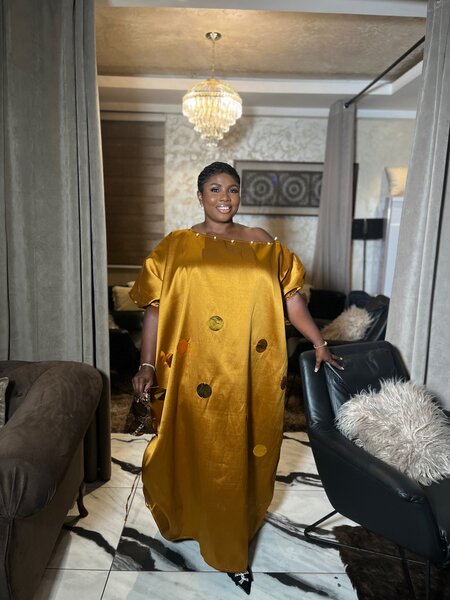 Gold Boubou Dress