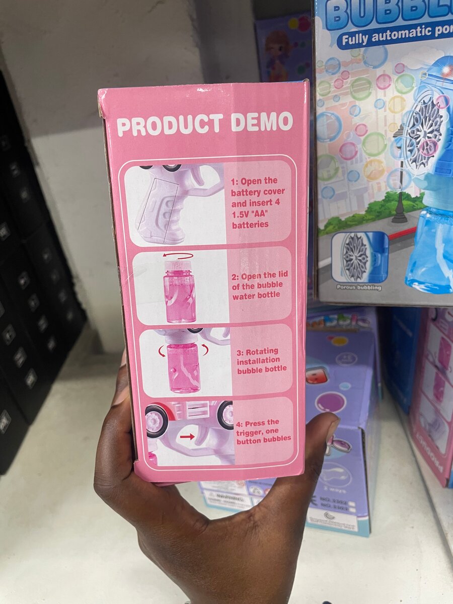 Pistolet à bulles automatique