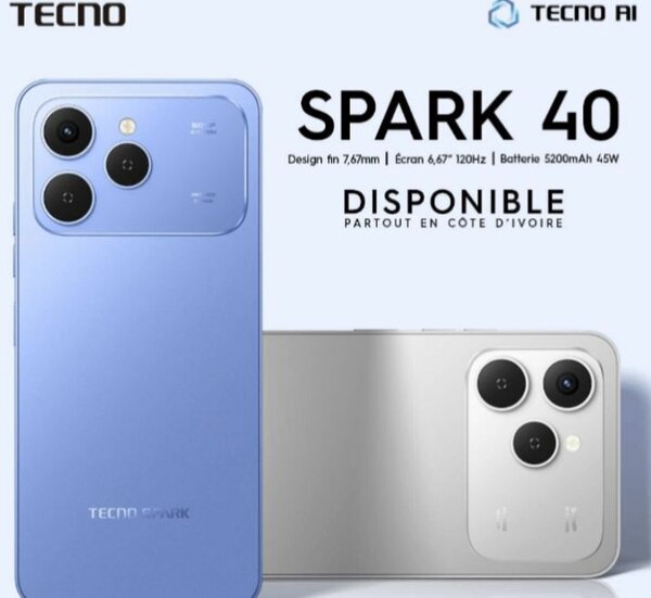 Tecno Spark 40 - Smartphone