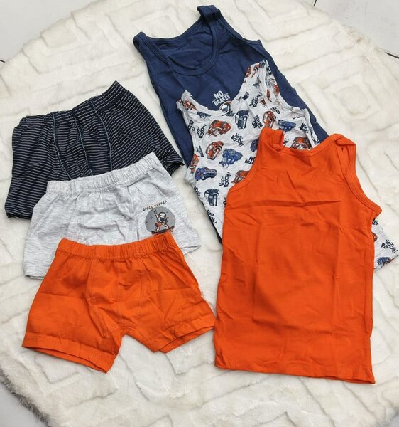 3 boxers+3 body 5-10 ans