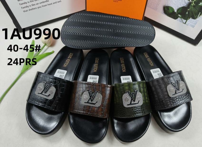 Tongs en cuir élégantes