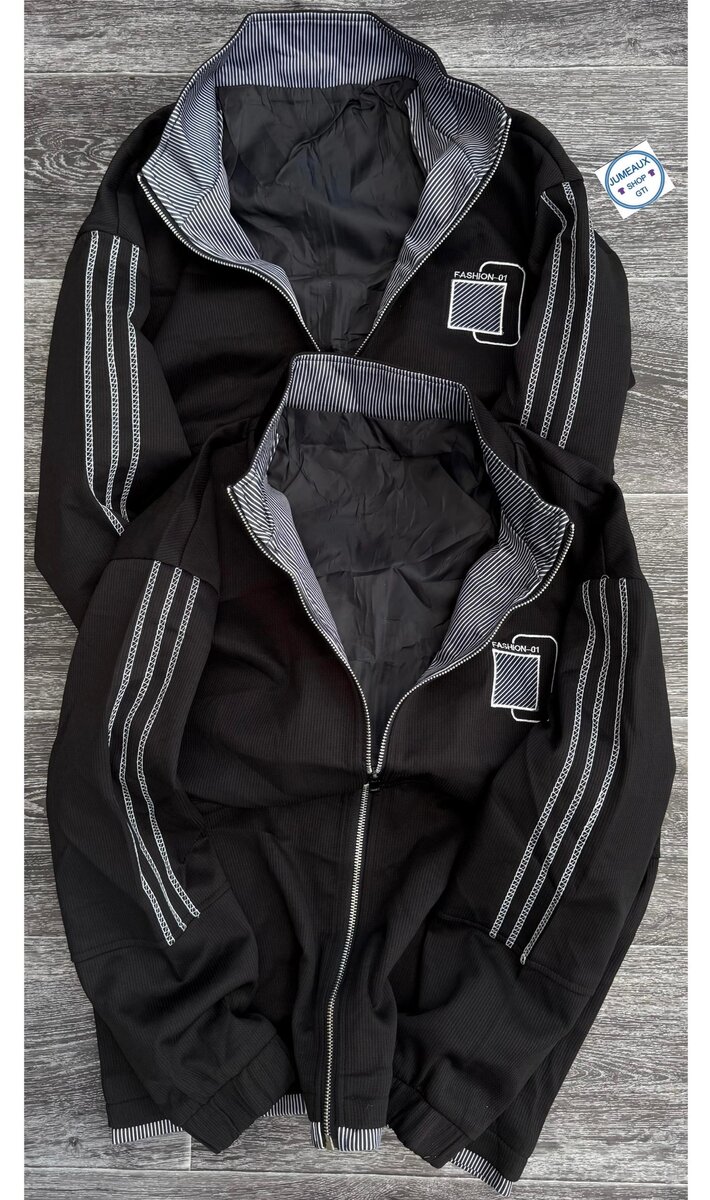 Veste à capuche tendance noire