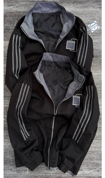 Veste à capuche tendance noire