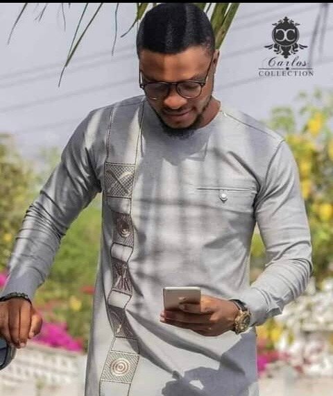 Boubou Africain Élégant Homme