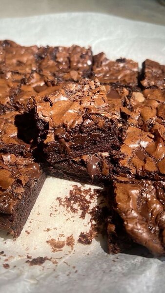 Délicieux brownies au chocolat