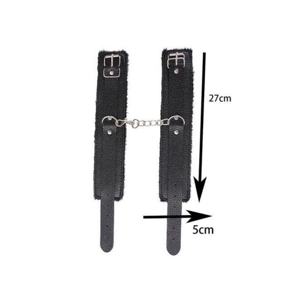 Menottes en fourrure rose