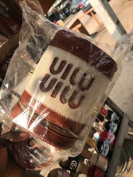 Sac à bandoulière en cuir tissé