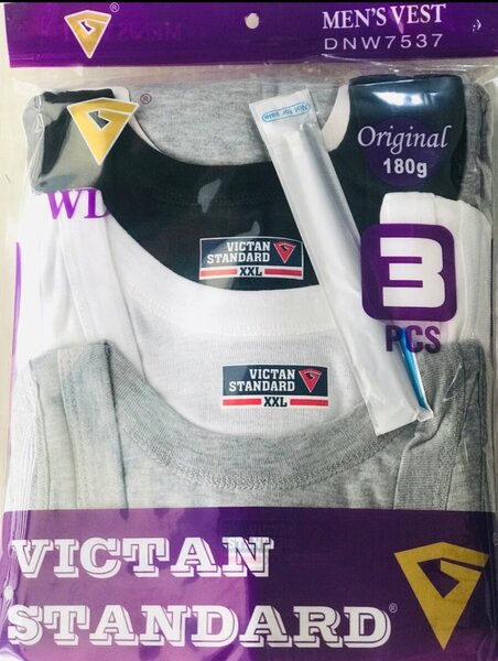 100% 3 in 1 cotton singlet