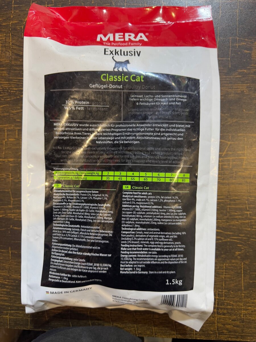 Mera Classic Cat Food 400 gram