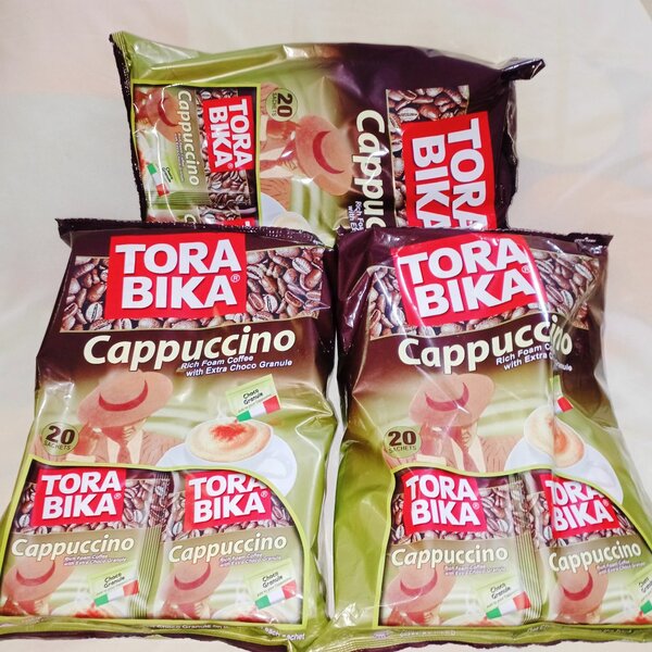 Cappuccino TORA BIKA (avec un Extra choco granulé)