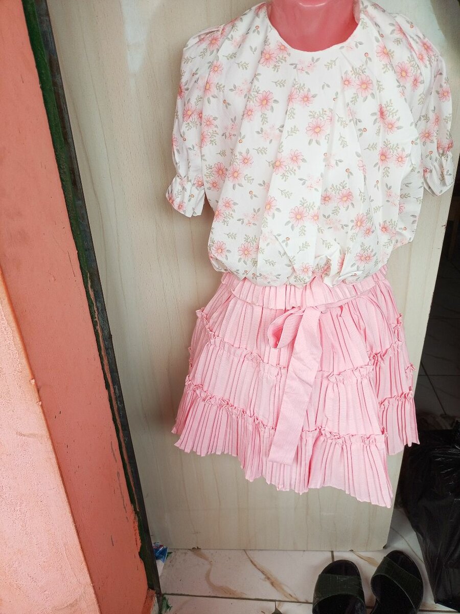 Ensemble floral chic enfant