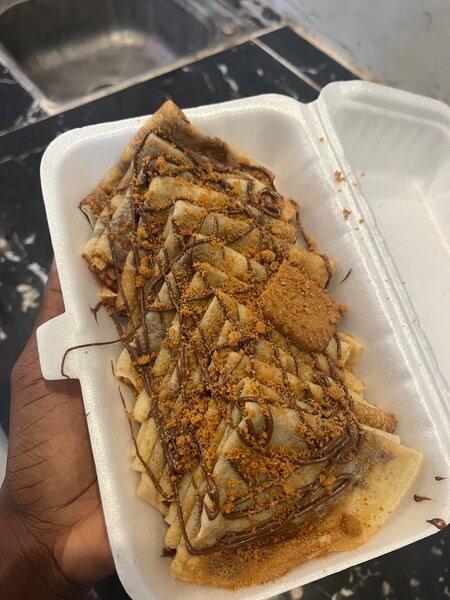 Crêpes au Nutella et Speculoos