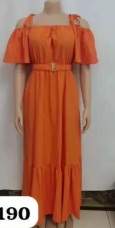 Beautiful and stylish women's dress orange