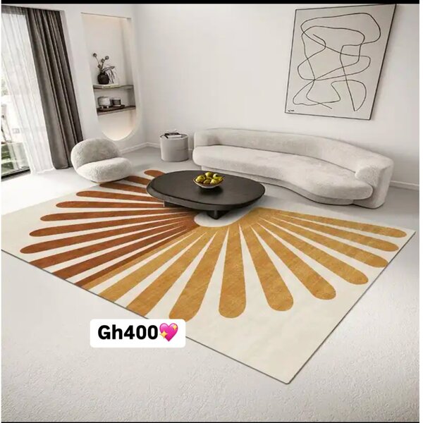 Beautiful and cozy patterned carpet