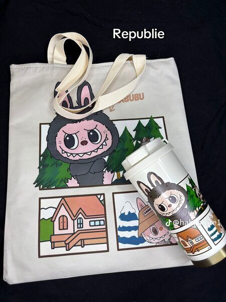 Tote avec dessins animés mignons