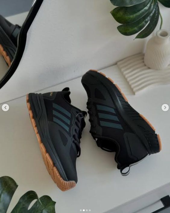 Зимние Термо Кроссовки Adidas черные