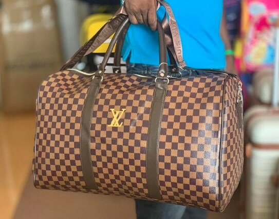 Louis Vuitton Print Travel Bag