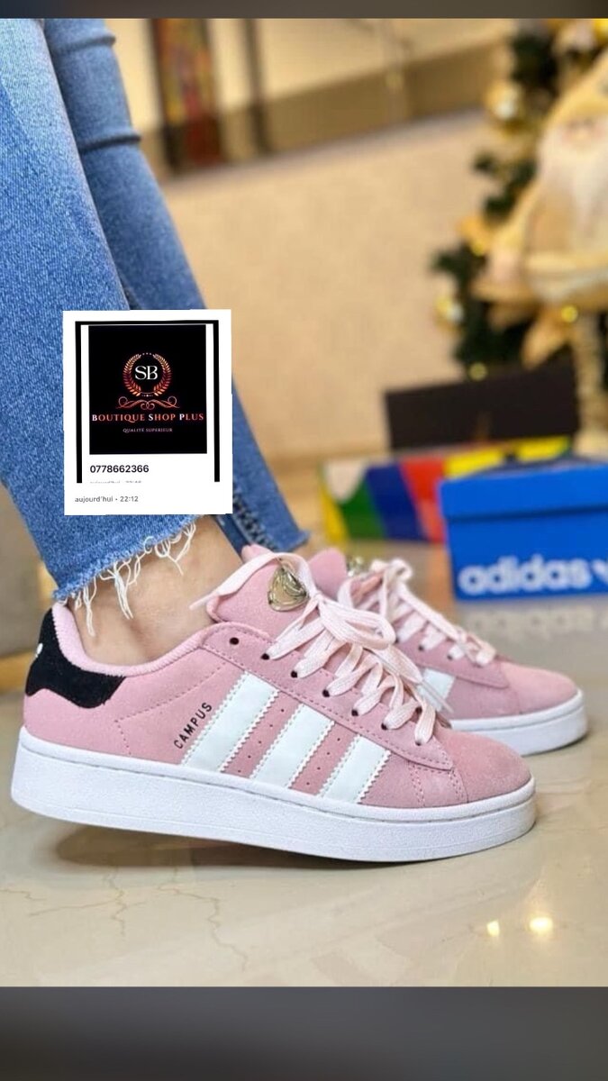 Basket ADIDAS campus authentique avec sa boîte