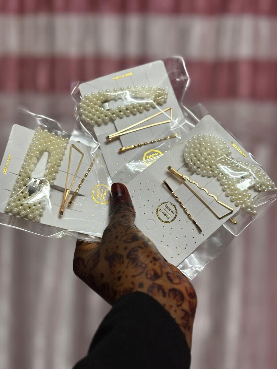 Épingles à cheveux perles élégantes