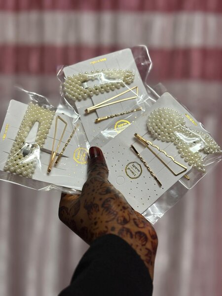 Épingles à cheveux perles élégantes