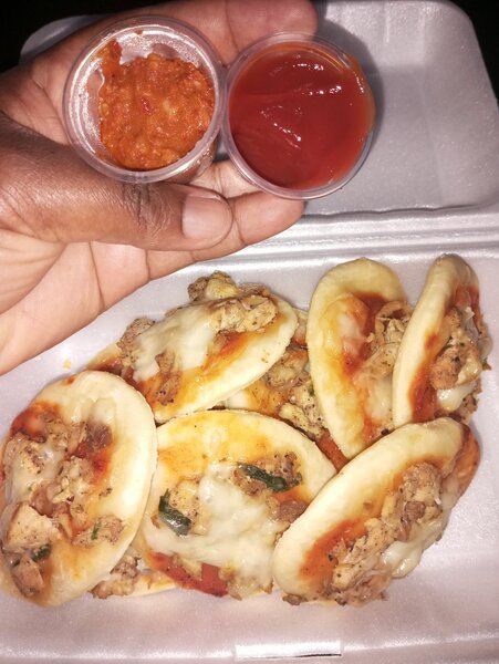 Mini Pizzas au poulet