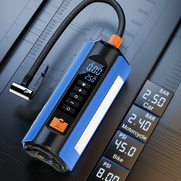 Compresseur d'air portable LED