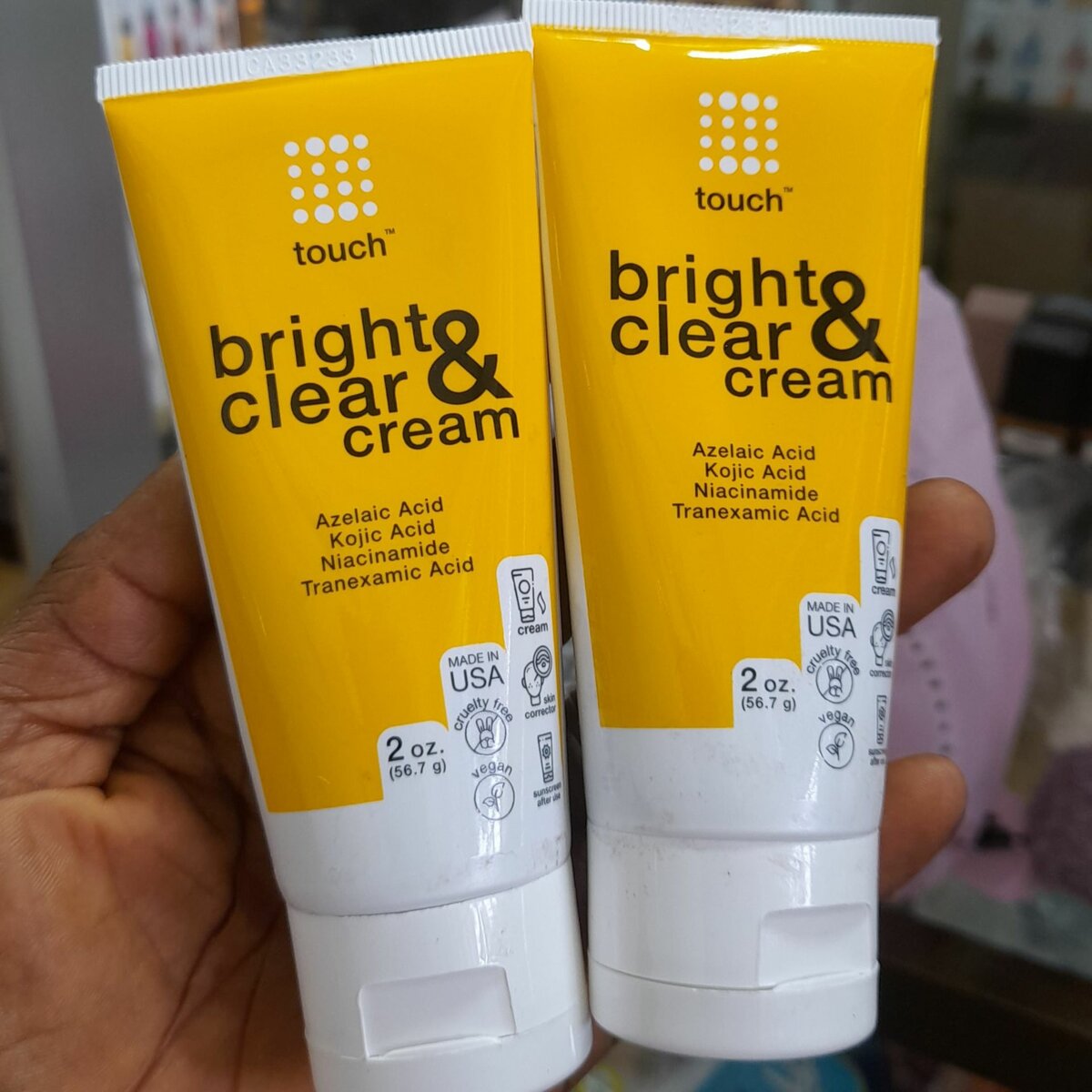 Touch Bright Clear Cream 2oz