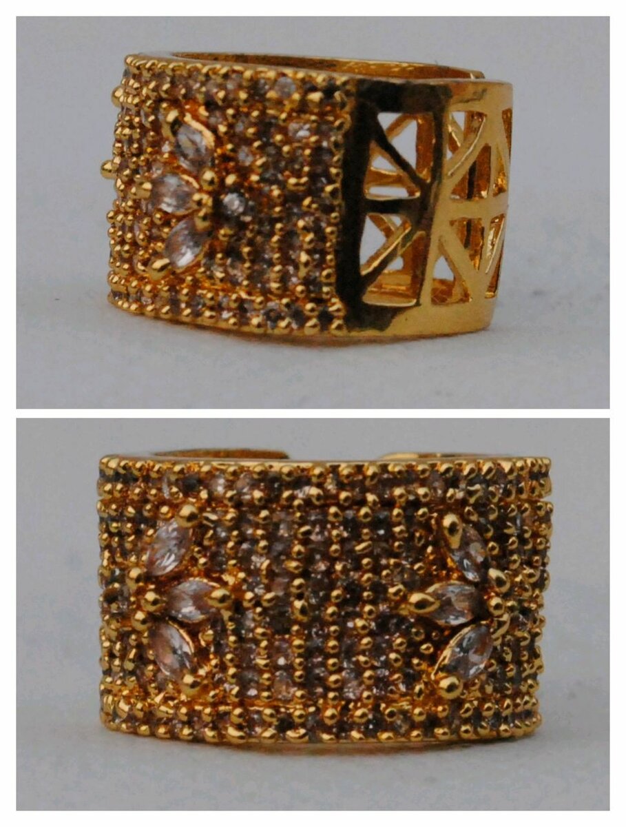 Gold plated ring