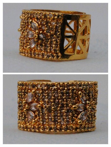Gold plated ring