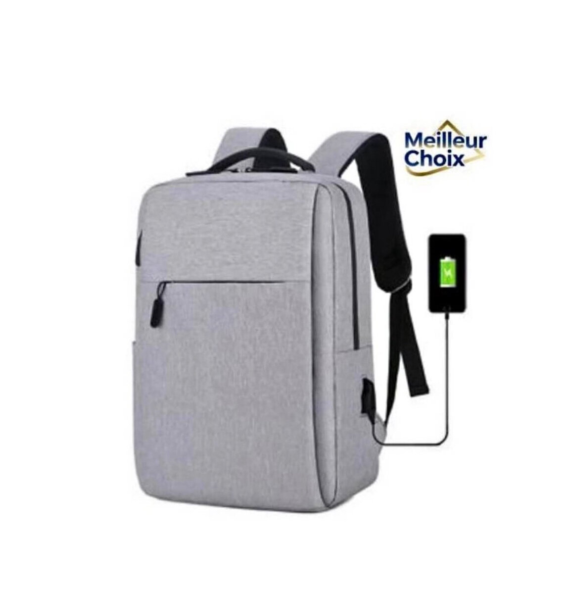 Sac à dos USB antivol