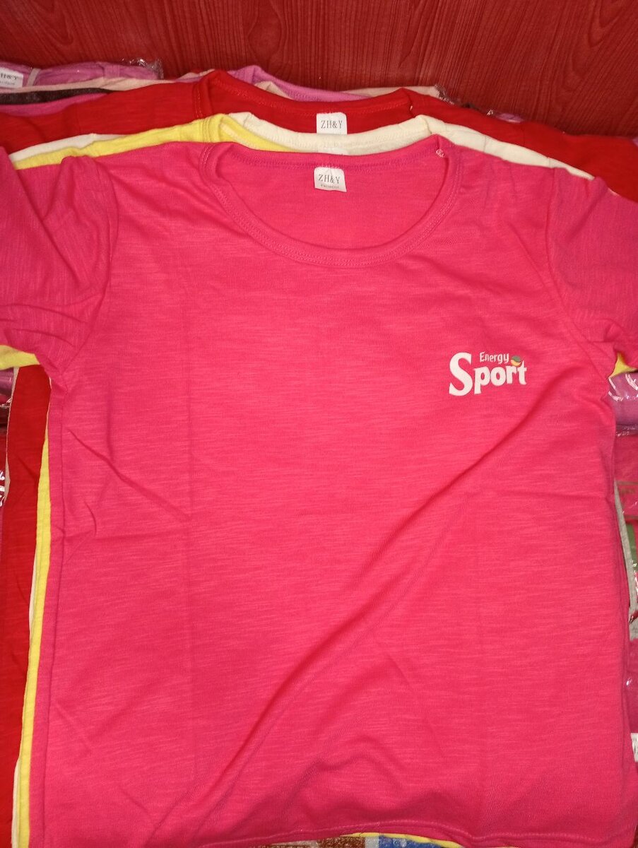 T-shirts en Coton de Sport Unisex