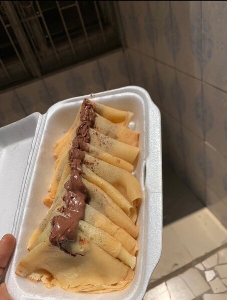 Délicieux crêpes au chocolat