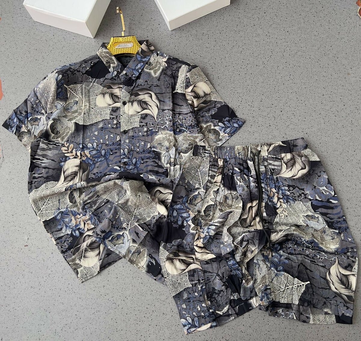 VINTAGE SUMMER SHIRT TOP&DOWN