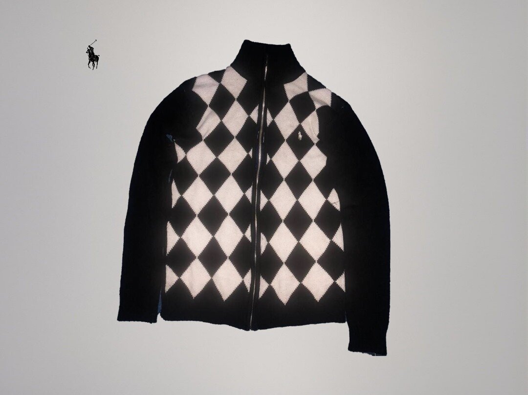 Blouson à carreaux élégant