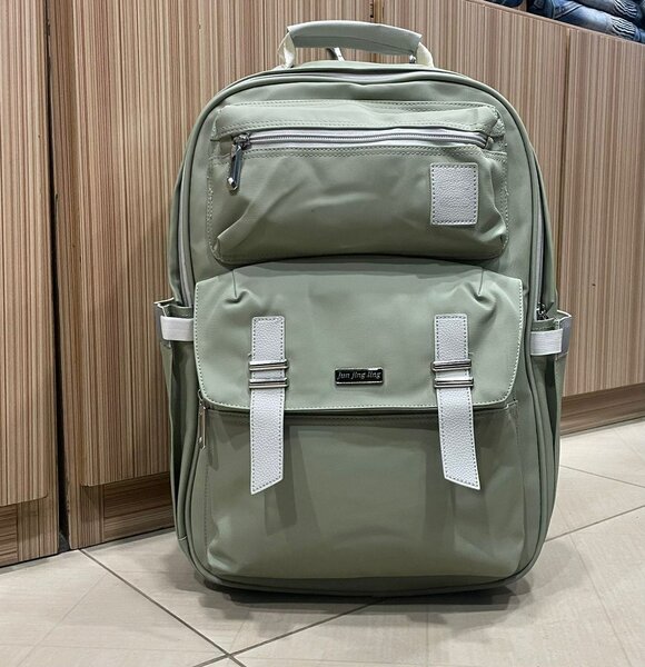 Sac à dos scolaire vert élégant