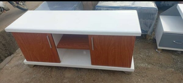 Meuble TV moderne bois blanc