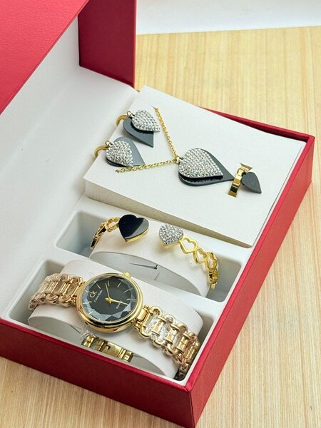 Ensemble Cadeau Montre et Bijoux