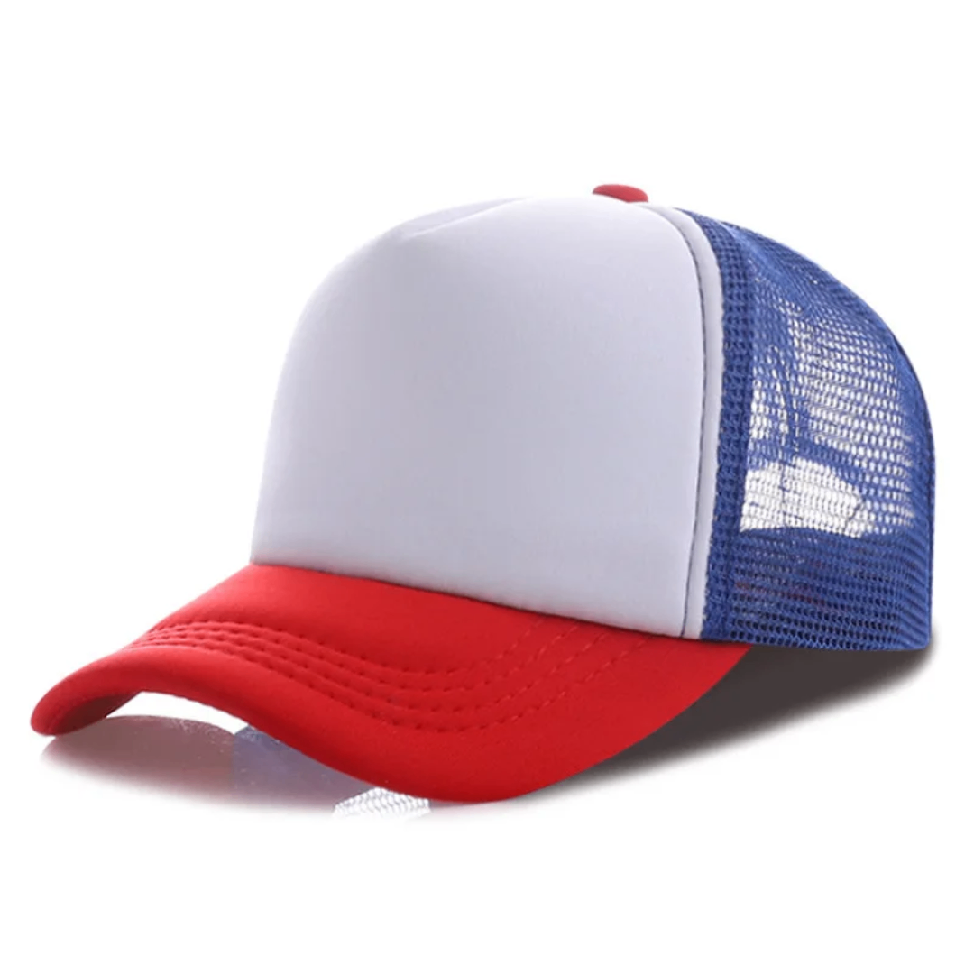 Casquette Trucker Rouge et Bleu