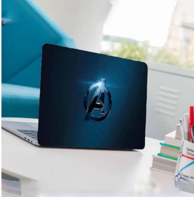 Avenger Logo Laptop Back Skin Sticker-Laptop Back Skin-Laptop Skin Vinyl Sticker Decal, 13 13.3 14.6 15 15.4 15.6 inch Laptop Skin Sticker Cover For All Laptops