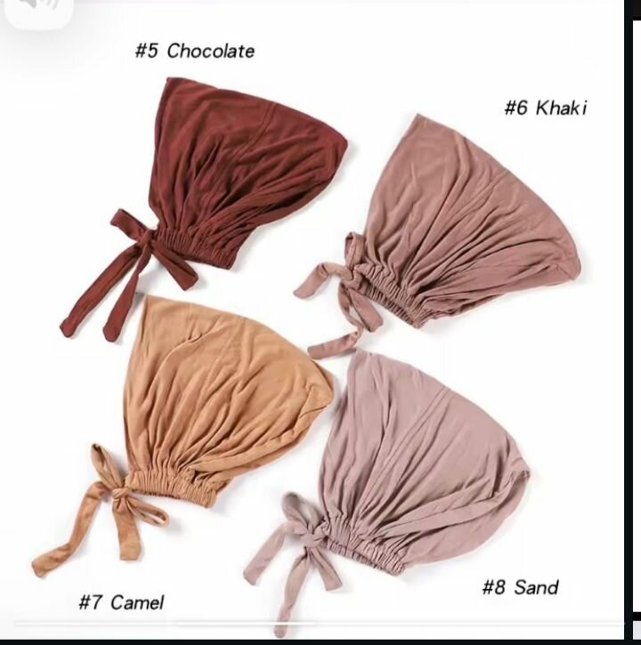 Bonnet Hijab Turban - Multicouleurs