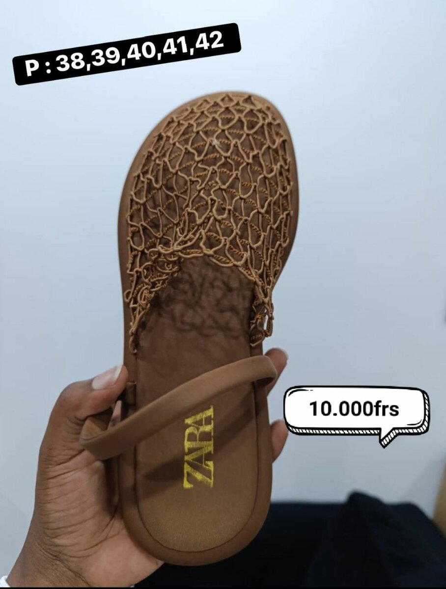 Sandales Zara en maille élégante