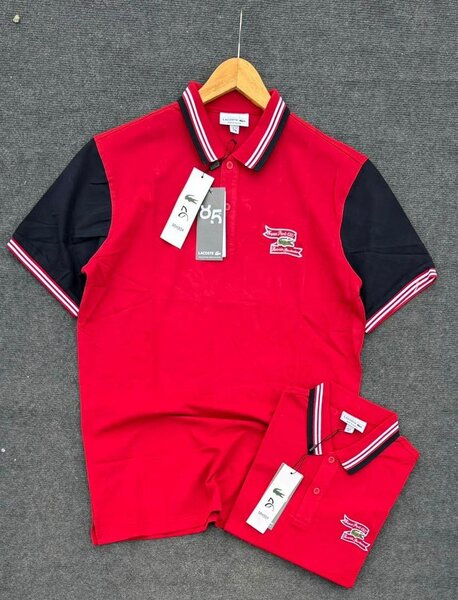 Polo rouge sport homme