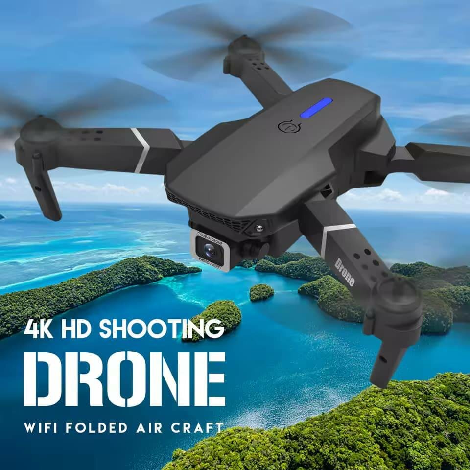 Drone professionnel grand Angle RC 4K HD, Mode caméra, hélic