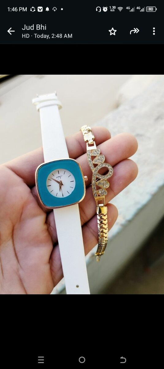 Watch with bracelet