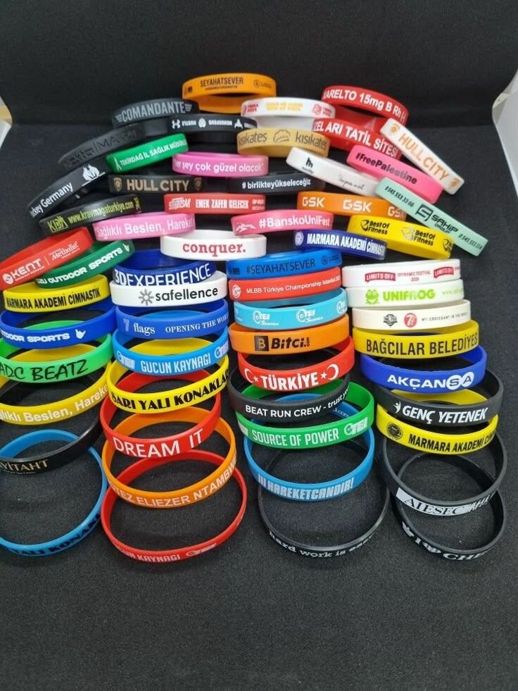 Bracelets en silicone personnalisés