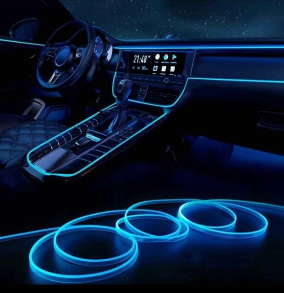 Lumiere led Décorative bleu pour automobile 5 M