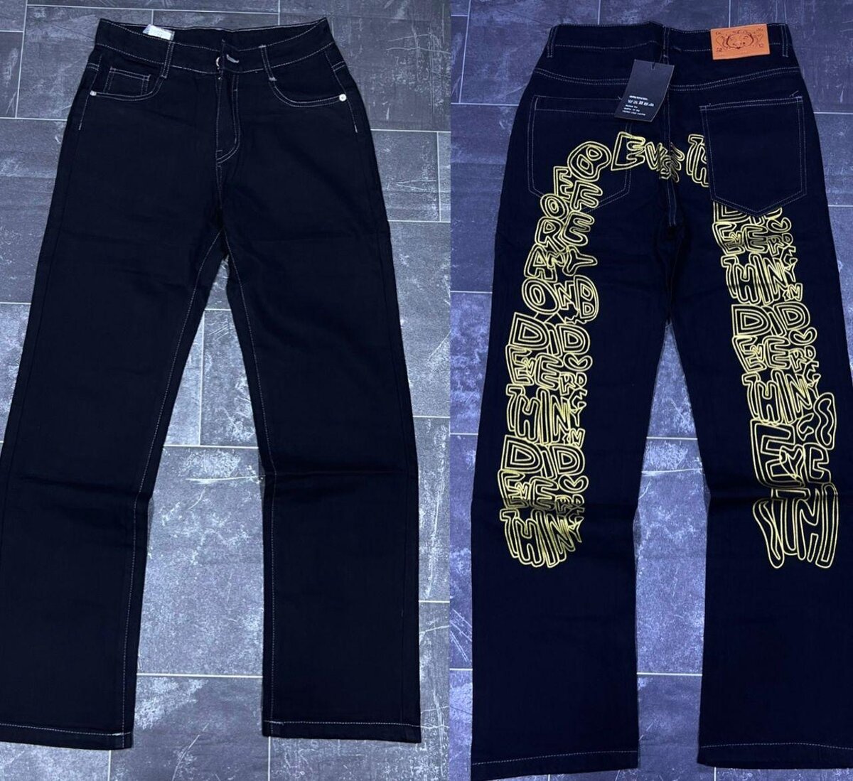 Jeans design graphique
