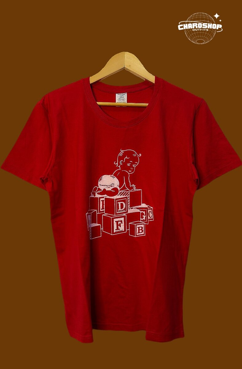 T-shirt rouge imprimé SwimWorld