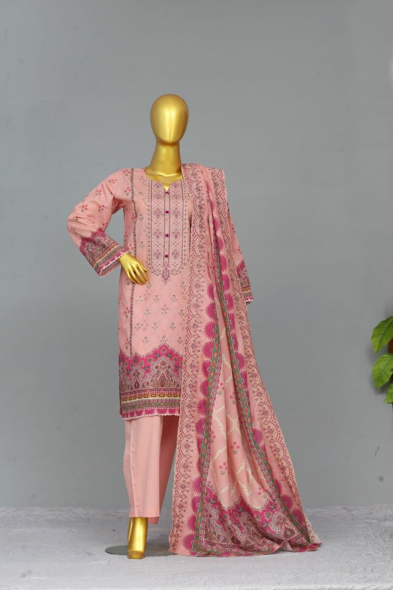 Embroided Khaddar Shirt Suit Amsha By KFH