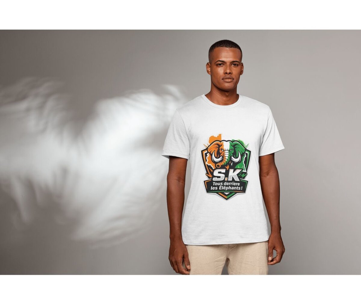 T-shirt éléphants supporter